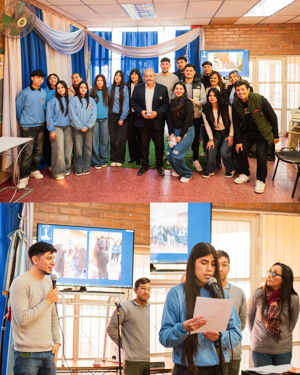 Jose_delg95's tweet photo. En Ulapes celebramos a jóvenes que decidieron involucrarse, representar y construir una escuela mejor en equipo.
Como nos marca @QuintelaRicardo acompañamos y fortalecemos siempre las iniciativas de las juventudes de nuestra provincia.
¡Felicitaciones al Centro de Estudiantes!💙 https://t.co/nH8NbYznx1
