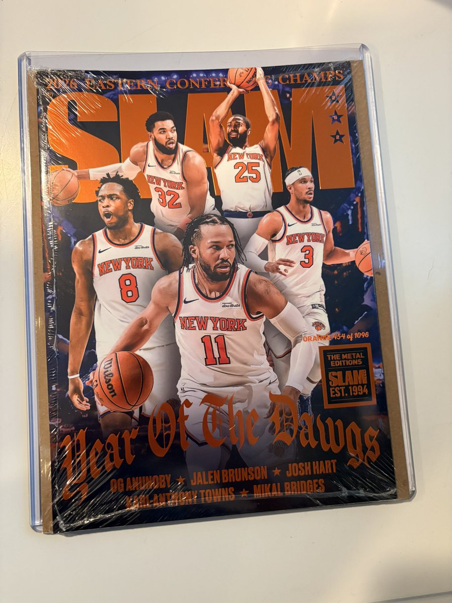 JediiKnicks's tweet photo. THIS BEAUTY JUST ARRIVED #AlwaysKnicks #Slam #YearOfTheDawgs https://t.co/bxt28V2jin