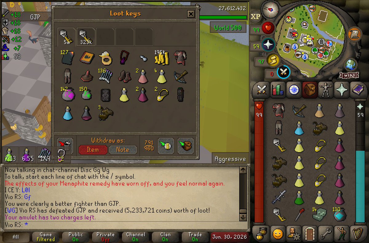 WildGuardRS's tweet photo. A few nice action shots from one of our scraps with @InflictionOSRS last night, plus a quick snipe of their TBer for a cheeky 5m 😉 IF proved the better clan in the end, but clean &amp; enjoyable fights nonetheless. Cheers lads 👌 https://t.co/oXbNK3kvJW
