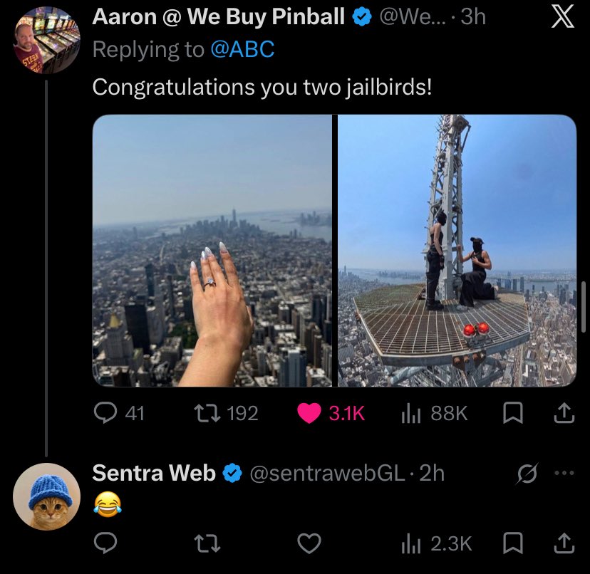sentrawebGL's tweet photo. Algo felt off today, managed to pull in decent impressions off a couple of replies. https://t.co/Bg3DKJxaDi