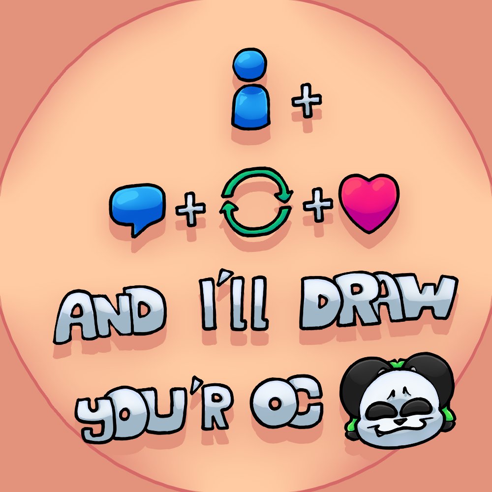 Raixeer_pt64's tweet photo. Comment your OC… you might be the next one https://t.co/aVlRlI4Hxp
