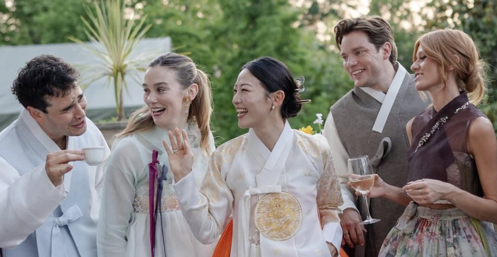 Kat_McNamara's tweet photo. It's a LOVE STORY @arden_cho x Chris 💕💍🥂What an incredible weekend! So much love, laughter, and joy! Love you my dear sweet beautiful friend , Arden! you were STUNNING! See all the love here https://t.co/r7ntVMZz2z https://t.co/bQOCR9hfki