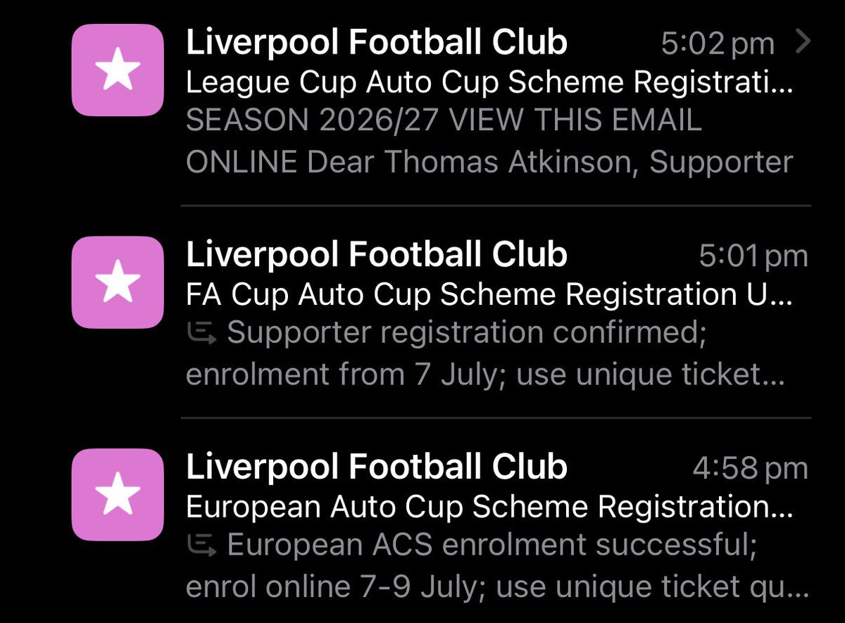 tatkinsonpress's tweet photo. Another season sorted for cup competitions ✅ 🏆 🔴 https://t.co/U2zm98yPH0