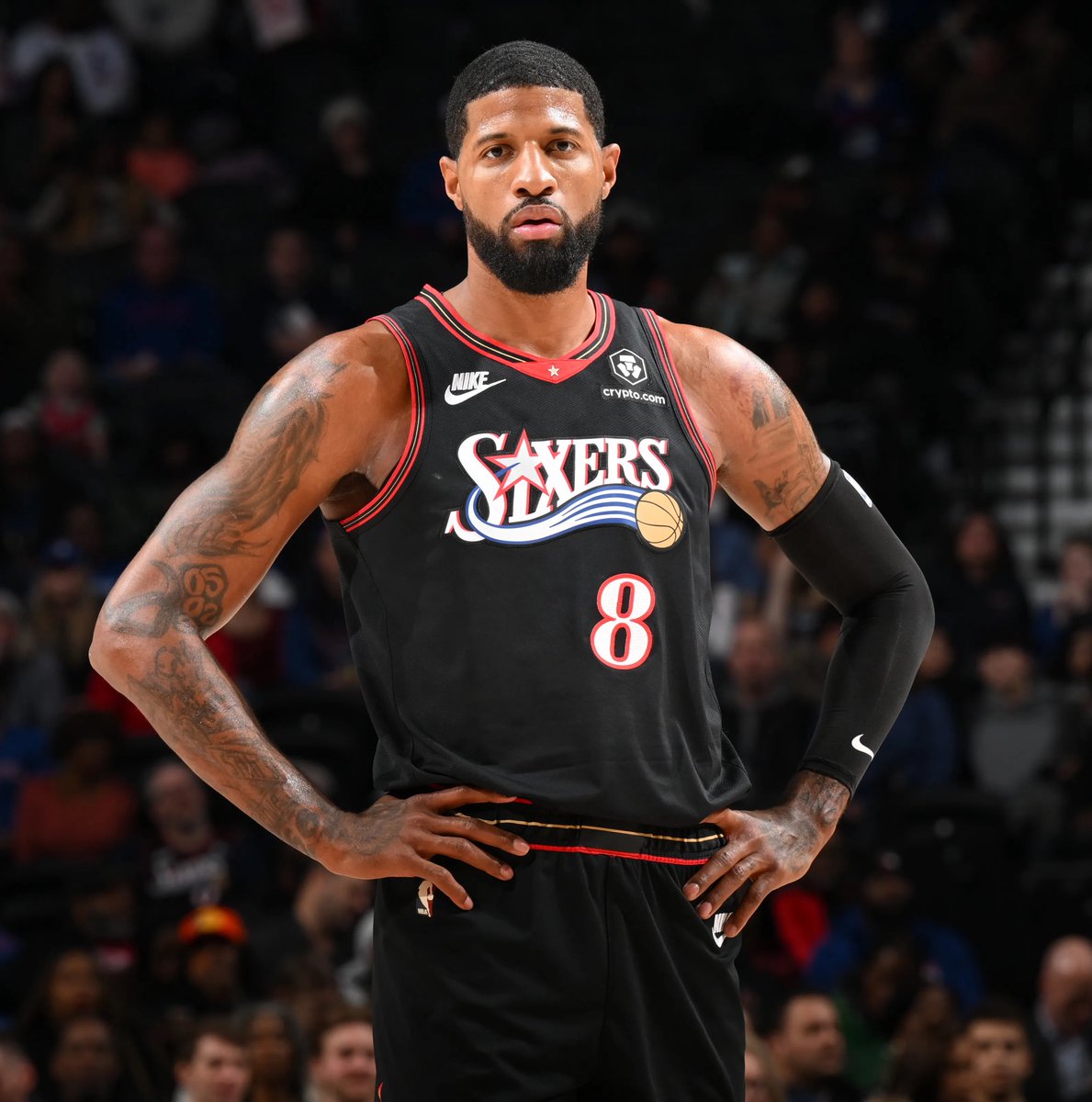 ball_vault's tweet photo. BIG TRADE: The Boston Celtics have agreed to trade Jaylen Brown to the Philadelphia 76ers for Paul George, two first-round picks and two second-round picks, per @ShamsCharania https://t.co/2QIUGt36kT