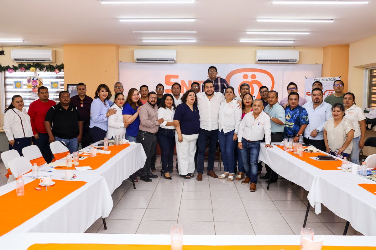 SECC40CHIAPAS's tweet photo. 🔸Sección 40 continúa Jornada Nacional de Información de la Respuesta Salarial 2026.🔸

#SNTE #Sección40 #UnoSomosTodos #TodosSomosUno #RespuestaSalarial2026 https://t.co/3PjpTtogiQ