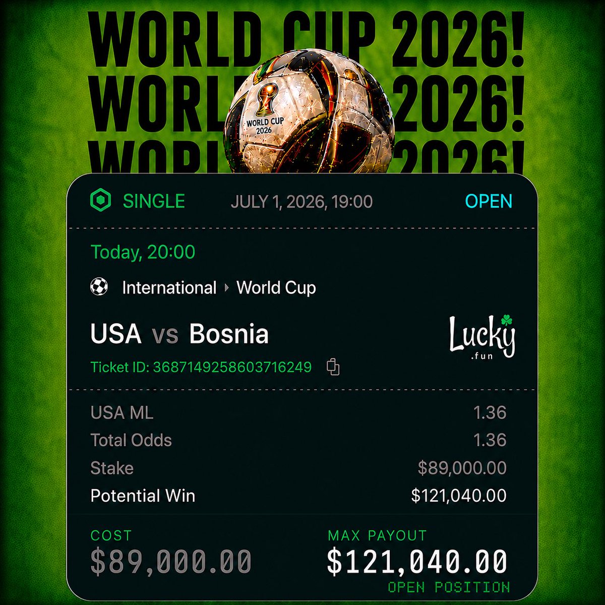 Lucky.fun | Crypto Sportsbook tweet media