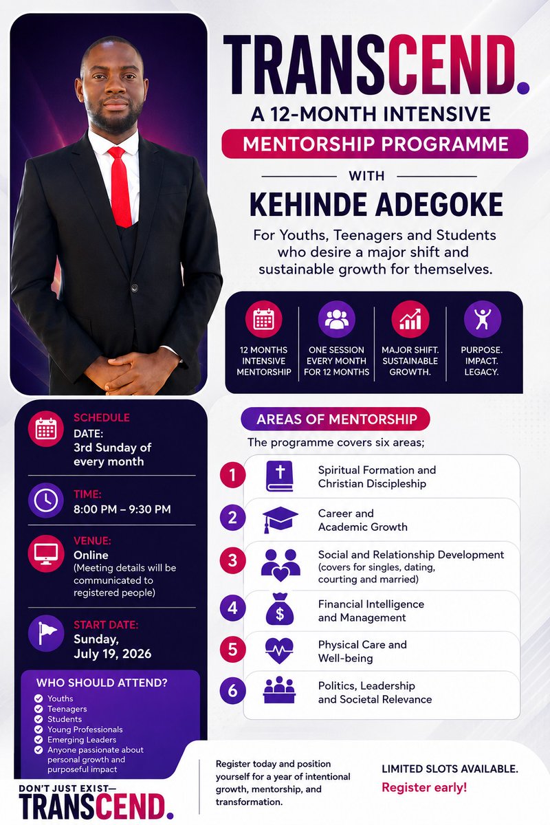 kehindegoke's tweet photo. It's July 2026 and here's my special invitation to you;
If you desire a major shift and sustainable living then here's where you need to be!🔥

Further details in the flier, click the link to register. Good news - it's Free!
https://t.co/HRWiX1oB6I https://t.co/EENqT8TcCY