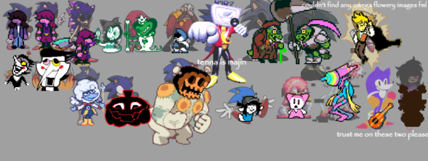 ChanceBent16294's tweet photo. my ideas for a sonic.exe deltarune mix

(inspired by @beanman745's spongebob mix)

#sonicexe #deltarune #fnf https://t.co/xGgU3Xn1rM