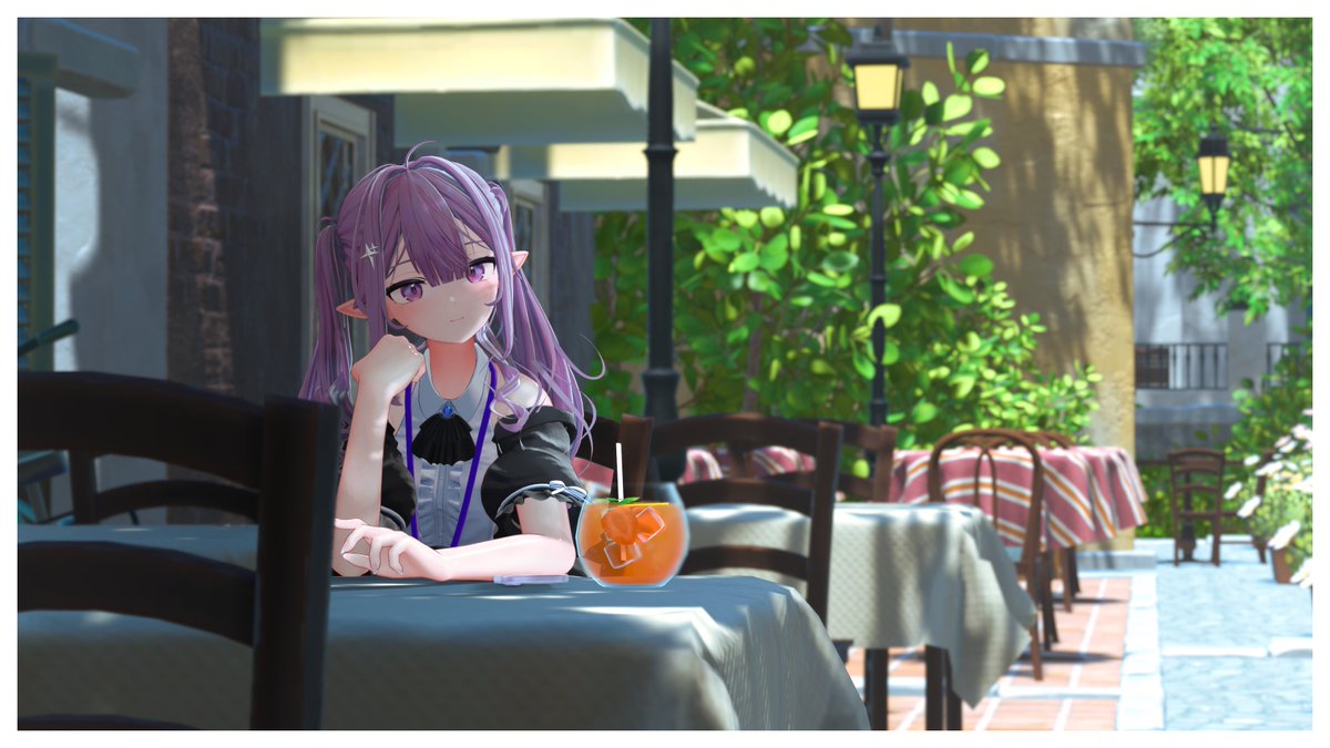 yushia_vrc029's tweet photo. おはようございます🌿

「待ち合わせ」
World: été - SALON․
Author: moné（もね） 
Costume: ラッフルドリボンドレスセット
#Shinano3D
#Booth_Rinya https://t.co/z7opYQ841K