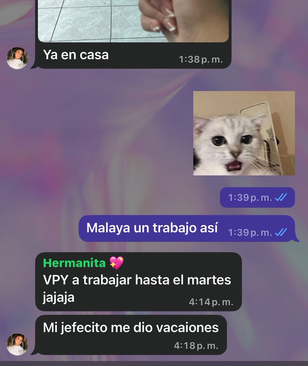 nancyinteriano_'s tweet photo. POV: mi hermana empezó a trabajar en una institución del gobierno 🙂 https://t.co/ilsONh7Kym