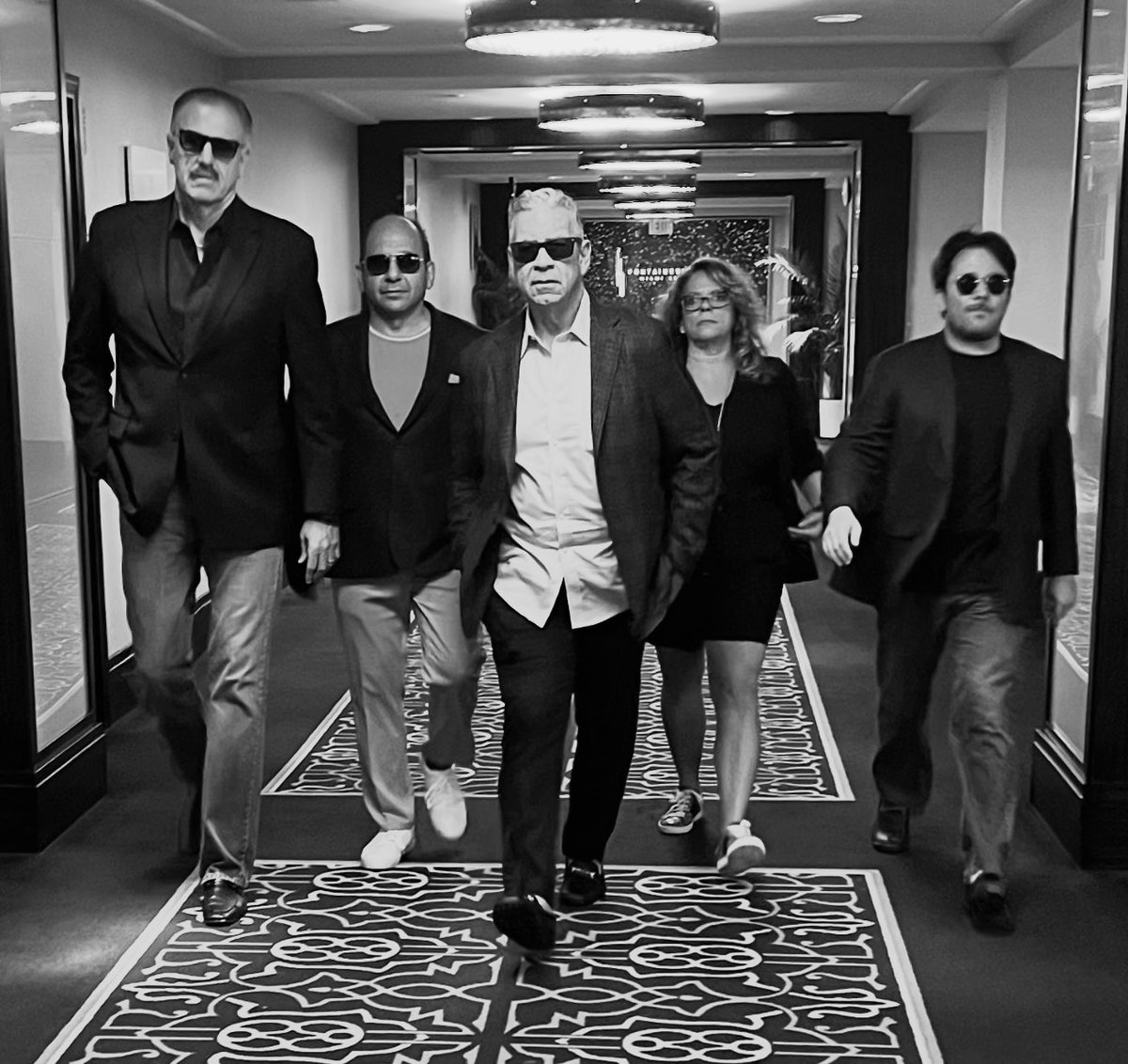 PaulCastronovo's tweet photo. #MiamiMafia @RonMagill @realRalphPagano Danny Ocean, Laine Doss, and @BillyCorben @Fontainebleau circa 2023 #ThrowBackWednesday https://t.co/svrJ7c3taH