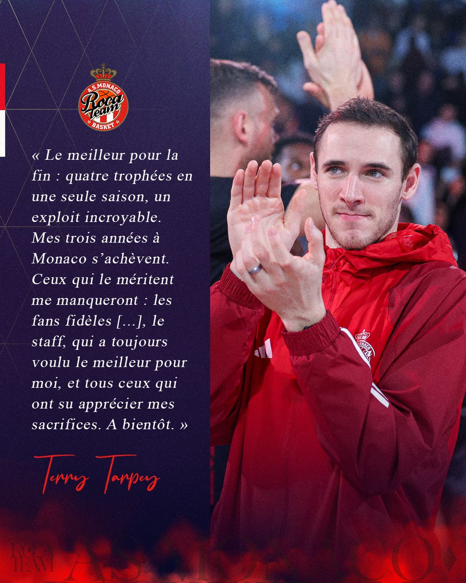 ASMonaco_Basket's tweet photo. 🗣 Un dernier mot avec Terry ❤️‍🔥

#RocaTeam #DagheMunegu https://t.co/wuVO43Oatt
