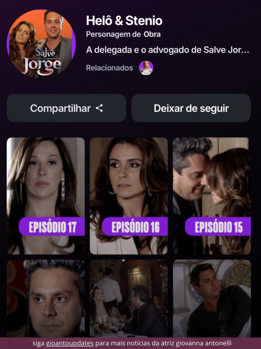 gioantoupdates's tweet photo. Em parceria com o Mercado Livre, o Globopop lançou a história de Helô e Stenio no app deles. 

Basta entrar no app, pesquisar por eles e pronto. Quem aí vai maratonar pra matar a saudade? 🤩 https://t.co/zxOX8JhAlD