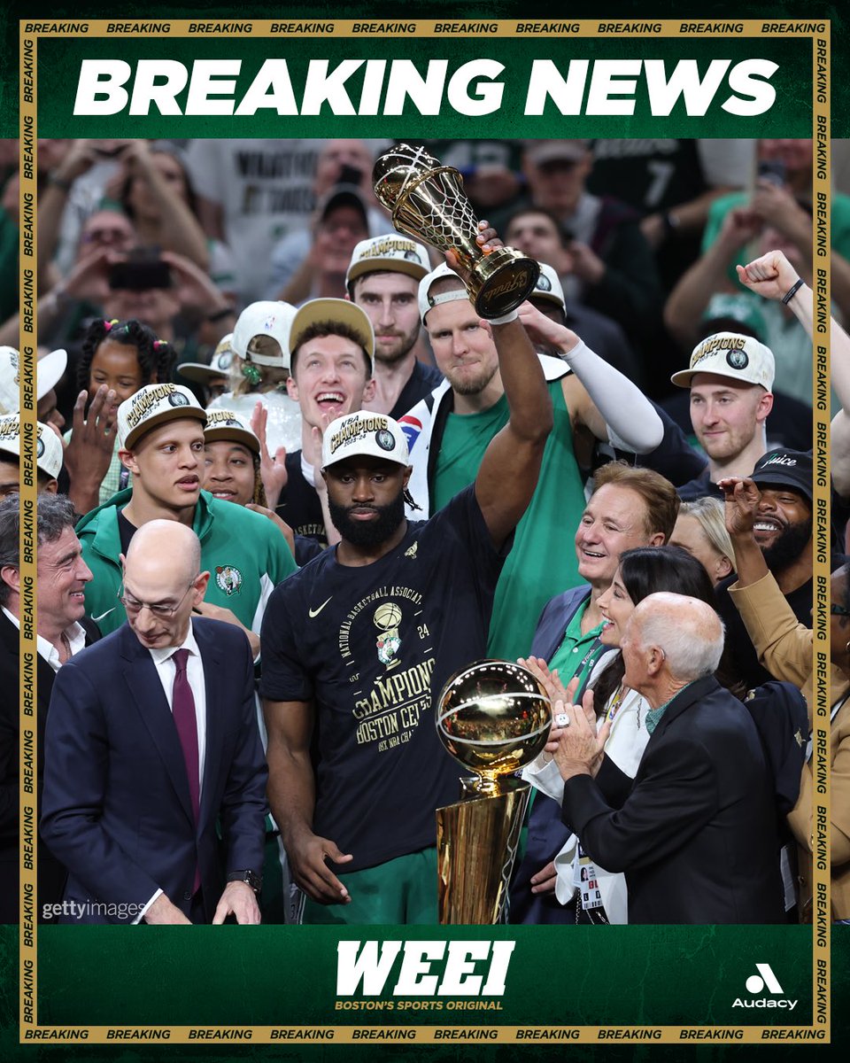 WEEI's tweet photo. BREAKING: The Celtics have agreed to trade Jaylen Brown to the Philadelphia 76ers for Paul George, two first-round picks and two second-round picks.

The Jays Era is over. https://t.co/DQAOZ95hHb