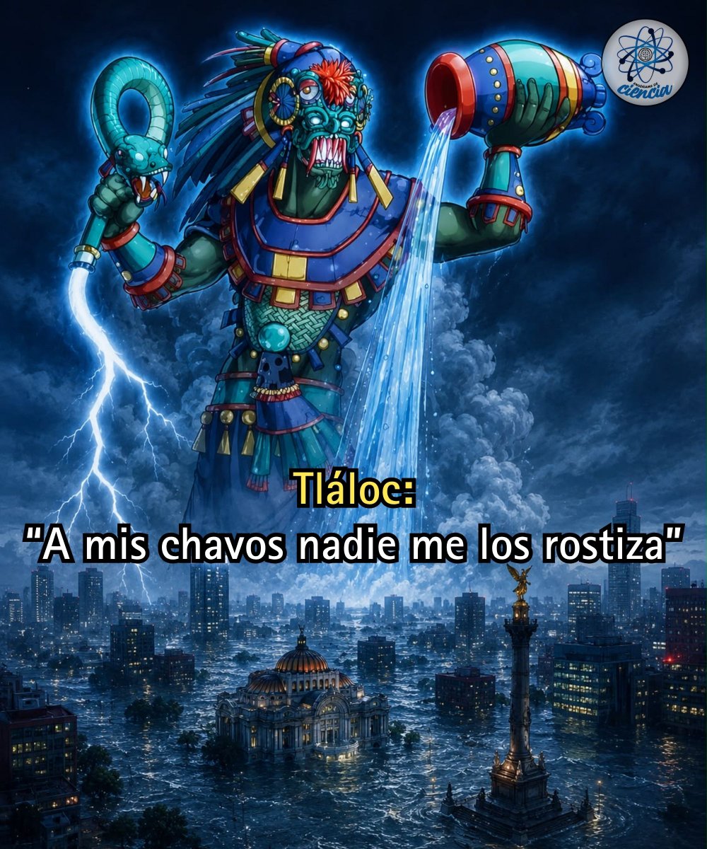 EnsedeCiencia's tweet photo. Gracias, Tláloc, estamos agradecidos. 🥴 https://t.co/fmB1HjlKZb