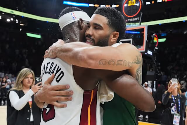 WadexFlash's tweet photo. Jayson Tatum go ahead and make that call to the Heat.

Bam Adebayo and Bradley Beal will be waiting for you in Miami. https://t.co/tSy3mJGuzf