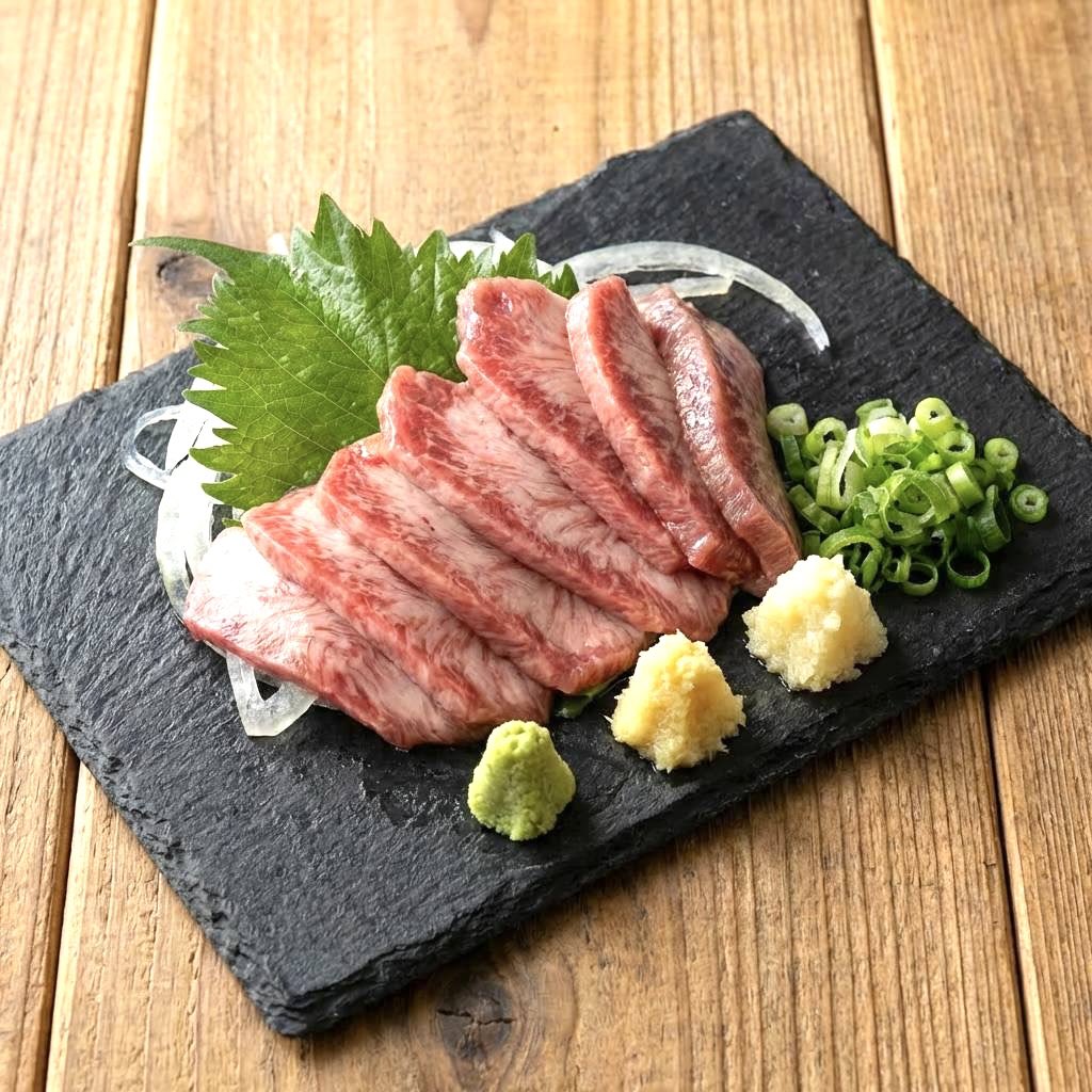 hinode_oden's tweet photo. 本日7月2日(木)より、新メニューの馬刺し「タン刺し」が登場します！
牛タンよりも濃厚な旨味が、噛めば噛むほど溢れ出します😋
ぜひ一度ご賞味ください😆
#新メニュー
#タン刺し
#馬刺し
#おでん好きな人と繋がりたい
#ひので
#青葉おでん街
#青葉おでん街ひので
#馬刺し専門店
#静岡おでん https://t.co/e21NQqRpDU
