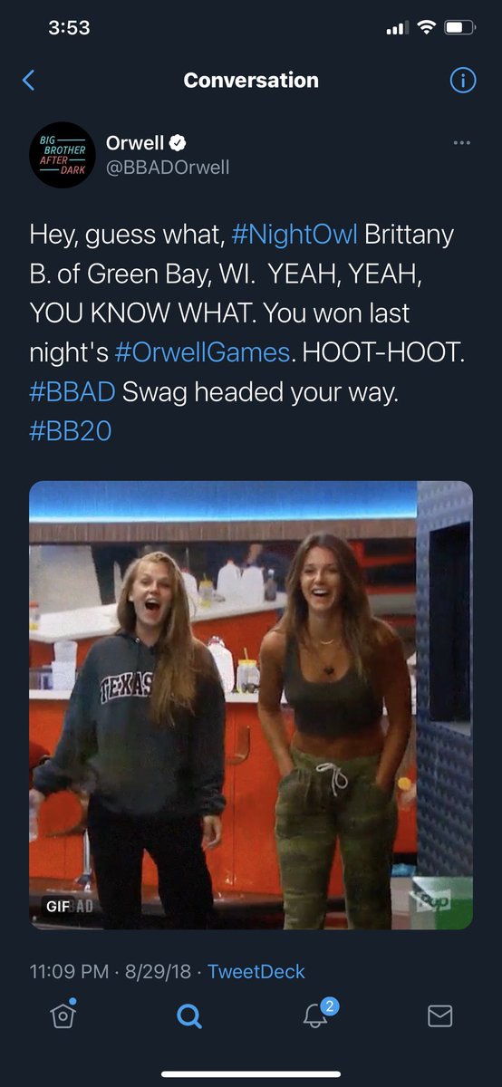 MetalMama1987's tweet photo. Idc. I’ll keep hootin and hollering forever.
We miss Orwell. 🦉
#BBAD #BB28 @BBADOrwell https://t.co/np7H3XiDgO