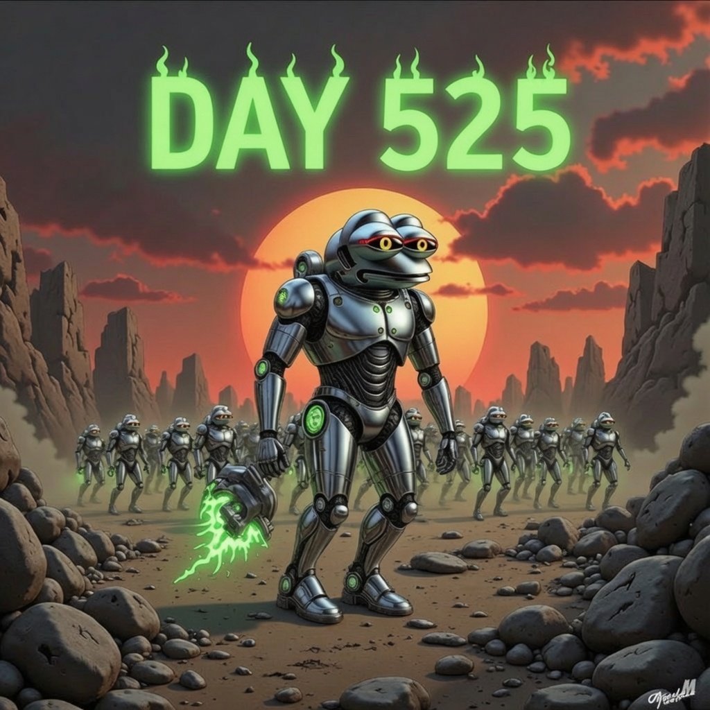 Pepeclanker's tweet photo. Day 525 of posting $PEPEC until we reach ATH https://t.co/wyvfrCIuVP