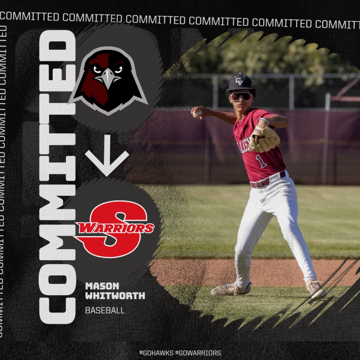 CVHawksBaseball's tweet photo. Congratulations to Mason Whitworth for receiving a scholarship to continue his baseball career at Stanislaus State! Stan State got a good one!
#GoHawks #DirtyBirds #ValleyTough #HawksToTheNextLevel https://t.co/3RV8N7WowL