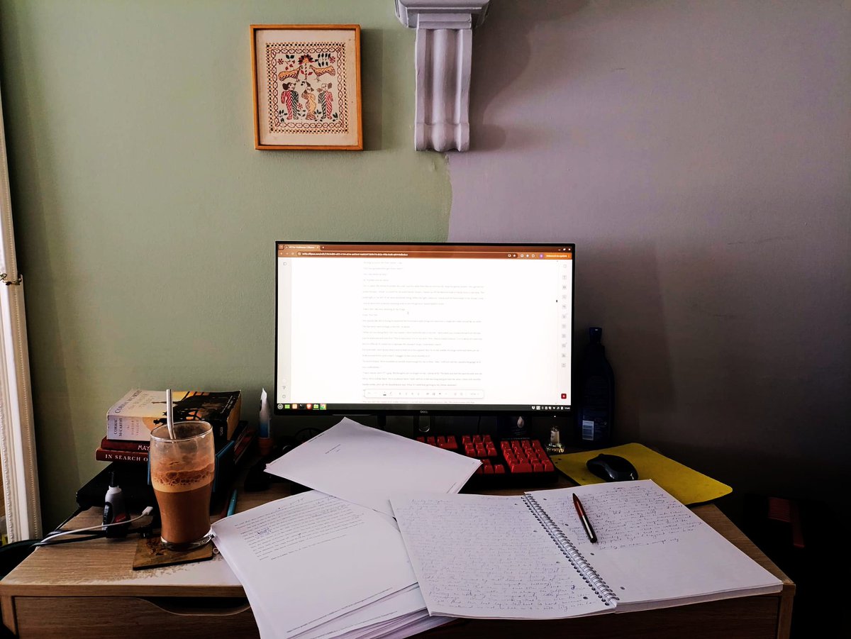 amritac's tweet photo. My little tinder box of abandoned notes, sentences, and half-formed writing oddities. Well loved, but not often used.
Do you have a graveyard of sentences?👇
https://t.co/EOoZkvz05a
#amwriting #writingcommunity #writerscommunity #writing #writingprocess #writerslife #authorslife https://t.co/cb33tWLXvl