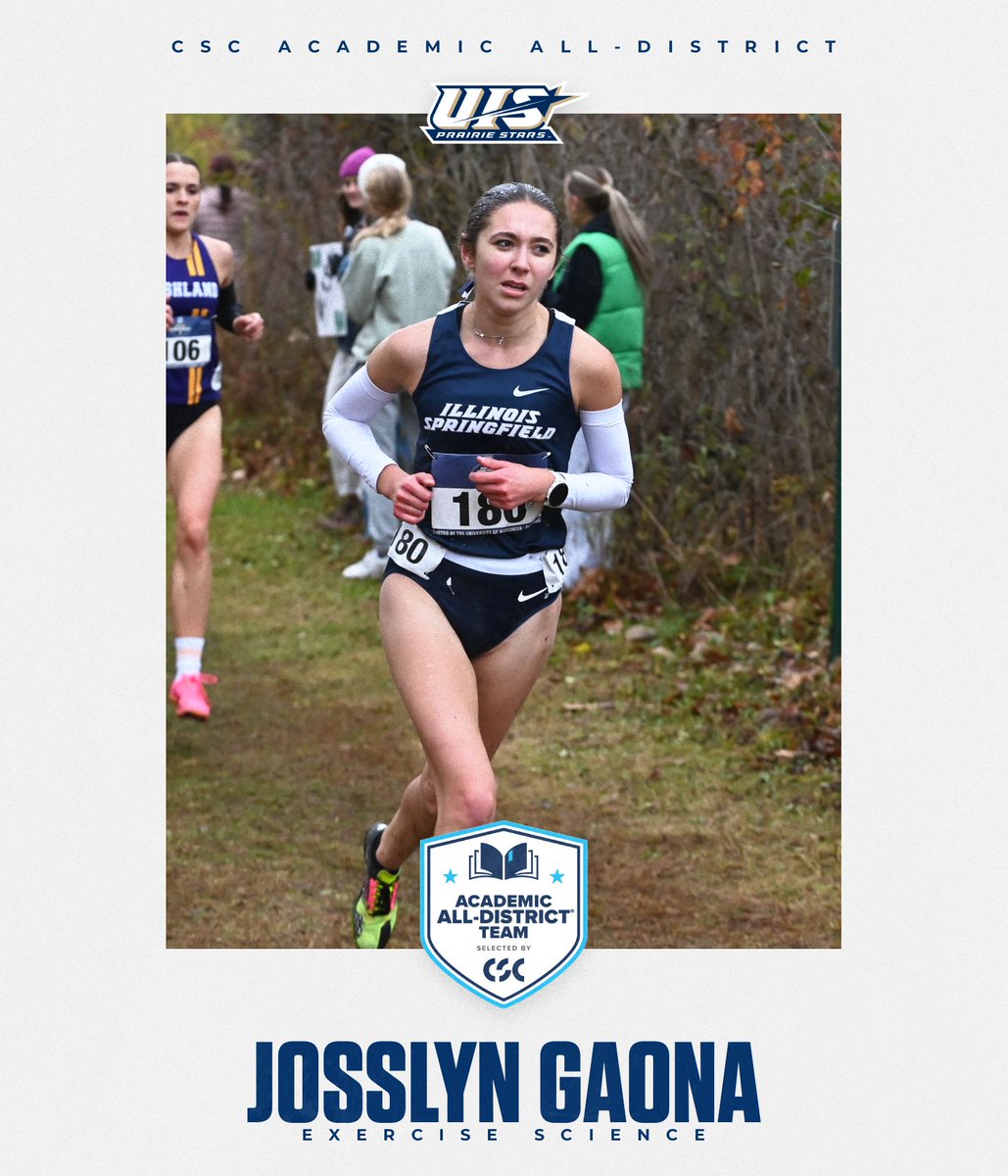 UISAthletics's tweet photo. Three members of the UIS women's cross country and track & field team earned CSC Academic All-District honors for their combined success in competition and in the classroom ππ
#WeAreStars | https://t.co/YdJePN6Kqz https://t.co/8hB89V5tPE