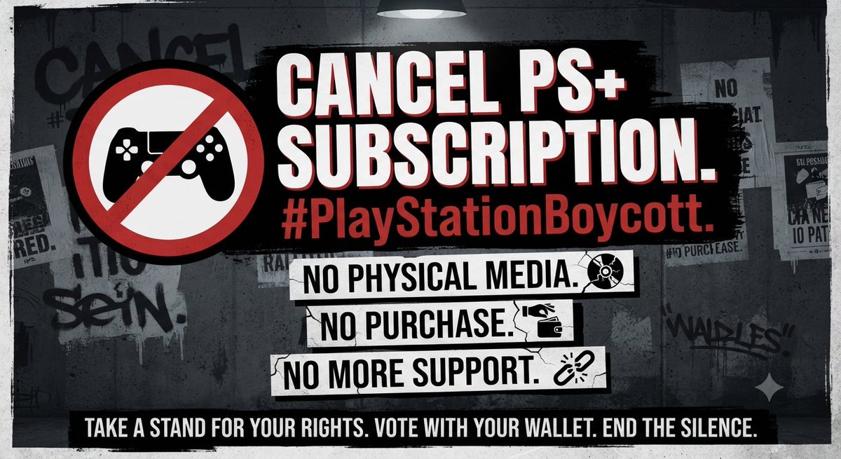 BradLoyo's tweet photo. @NathanielBandy1 lcrazy how Sony found the best way to ruin the Playstation brand. I've been a lifelong Playstation player. not anymore. #PlaystationBoycott https://t.co/L8QWlNAnpn