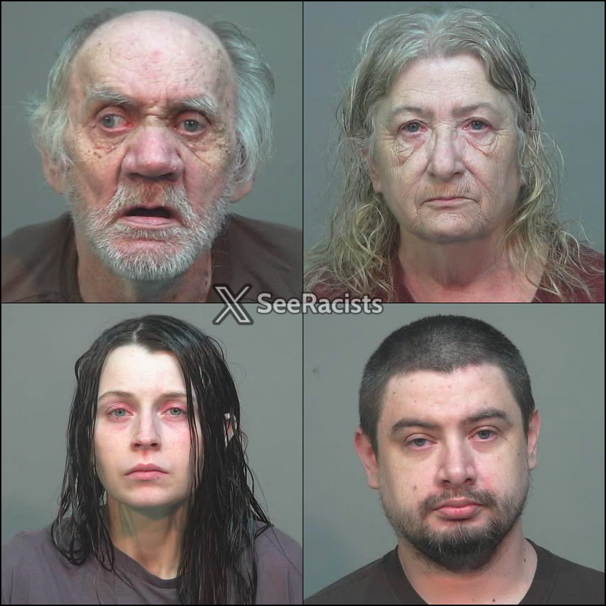 SeeRacists's tweet photo. 🚨 16 children rescued from “horrific” conditions after being confined to one small room for years in Ohio.

The children, ages 1.5 to 18, were found living in extreme squalor inside a home in Hamden, Vinton County. Officials described them as appearing “almost like feral animals.” Some couldn’t speak, and the 18-year-old reportedly couldn’t even spell her name. The conditions were so bad the children were “literally about to fall through the floor.”

Four family members the parents and grandparents were arrested after a search warrant by the Ohio Bureau of Criminal Investigation. 

They face 17 felony counts of child endangering. Several children were hospitalized in serious condition.

Ohio Attorney General Andy Wilson said he had never seen anything like it. This case shows how long-term, multi-generational abuse inside a family can go undetected for years. What systems need to improve so these situations are caught much sooner?

Sources: Ohio Attorney General’s Office, Vinton County Sheriff’s Office, and BCI.