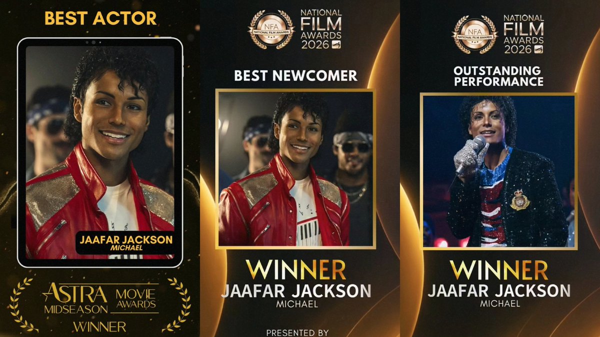 TayCris36535643's tweet photo. "Best Actor"

3 awards all for his acting. Yet, this is someone who had never acted before and hadn't even considered becoming an actor, but who made it look as though he had been plying the craft for years. Jaafar delivered a remarkable performance for a newcomer in a biopic. https://t.co/QZUmzTTAno