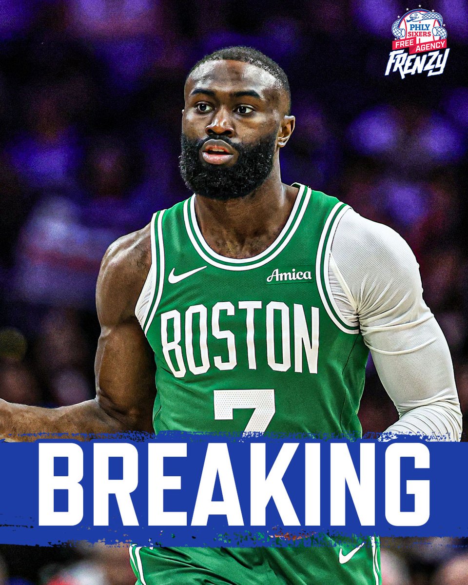 PHLY_Sports's tweet photo. BREAKING: The Sixers are trading Paul George, two firsts and two seconds for Jaylen Brown, per @ShamsCharania 

OH MY GOD MIKE GANSEY ‼️ https://t.co/nenjX1Z8CZ