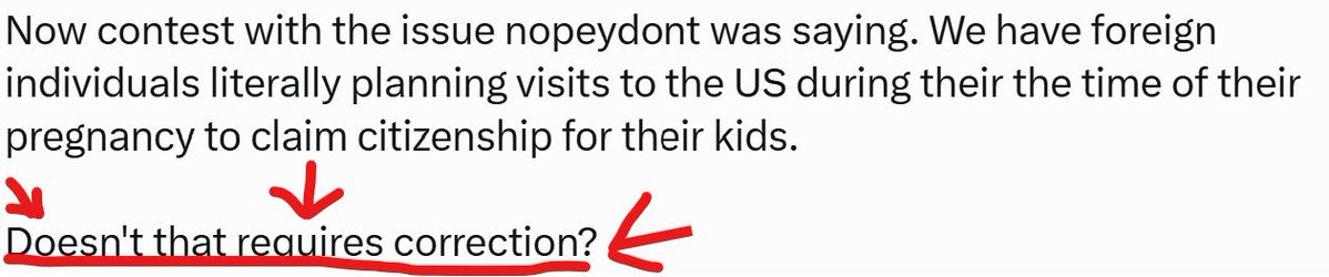 MasterTarrot's tweet photo. @ChristianaBlik1 @will_nba_hater "No child born to non-citizens"
-With the exception of those who were legally "living" here already. As was intended when it was originally written. 

Otherwise, yes; based.

Now stop dodging and address the question that was posed. https://t.co/BI669D0fYI