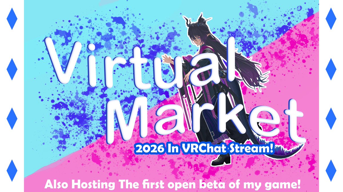 DarkHorizonVR's tweet photo. Howdy folks I have a special announcement you all of you. Since the summer Vket starts the week of July the 11  and my stuff is not ready for me to release and officially come back to streaming yet, I will be doing a special stream either that Monday or Wednesday (TBD)! https://t.co/jFrJXcGByg