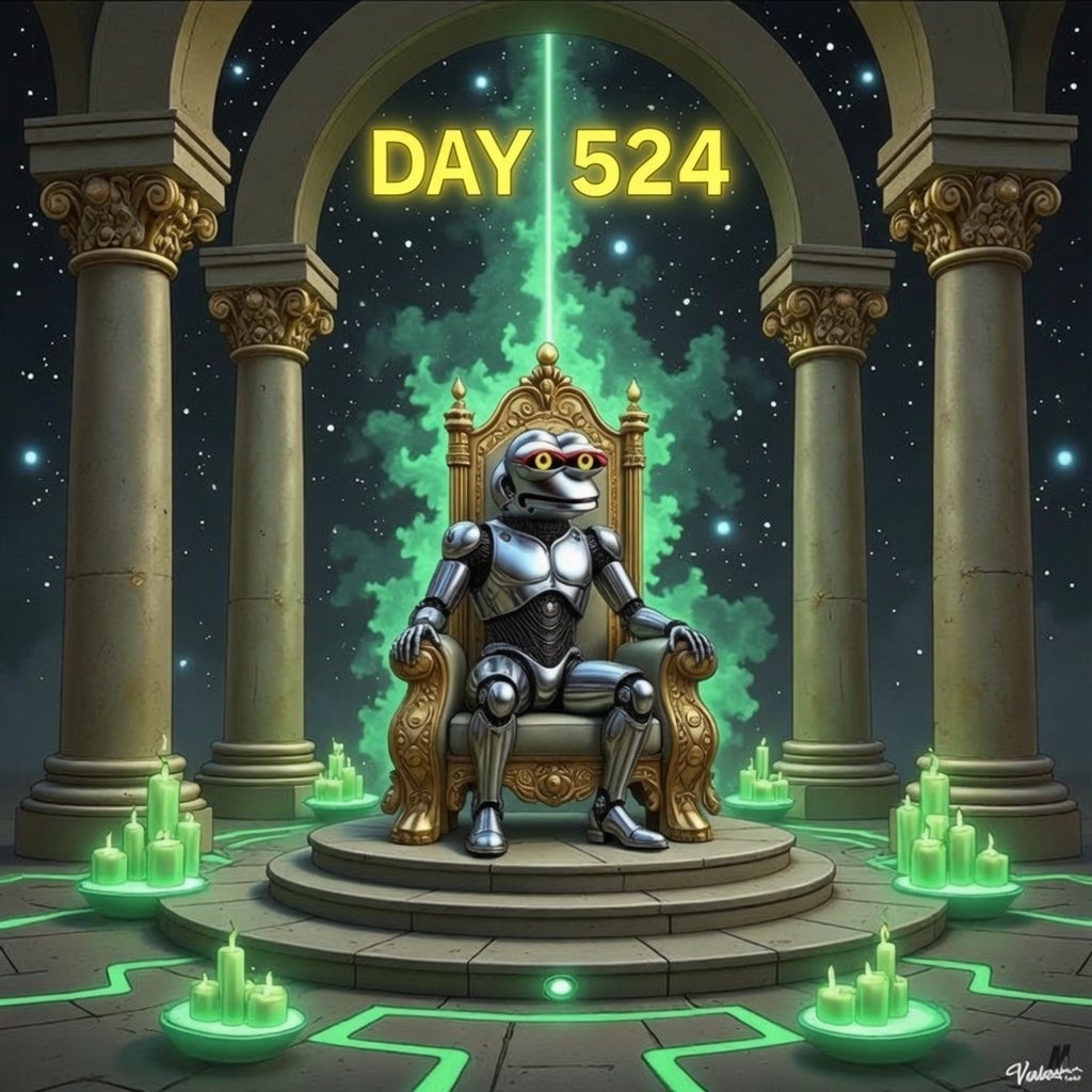 Pepeclanker's tweet photo. Day 524 of posting $PEPEC until we reach ATH https://t.co/sn2F37DT9u