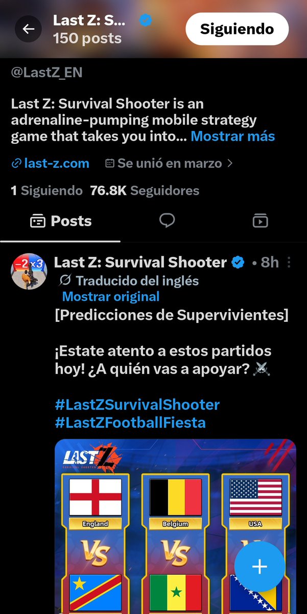 AngelArmengol's tweet photo. @LastZ_EN UID 1303016784000259 https://t.co/SWpV91mRRr