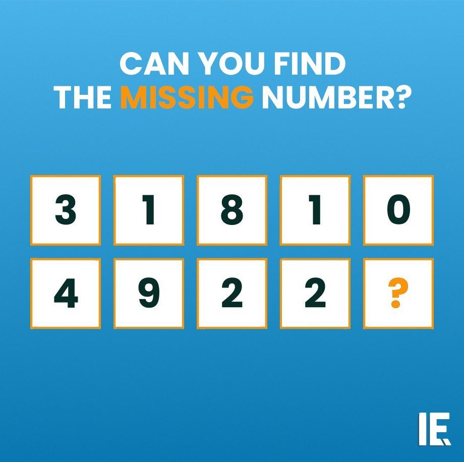 IntEngineering's tweet photo. Sometimes the simplest puzzles can twist your brain the most. Look closely — there’s a clear logic behind these numbers. Can you crack the code and find the missing one? Drop your guess in the comments!
#iequiz #puzzle #mathriddle #brainteaser #engineering #interestingengineering