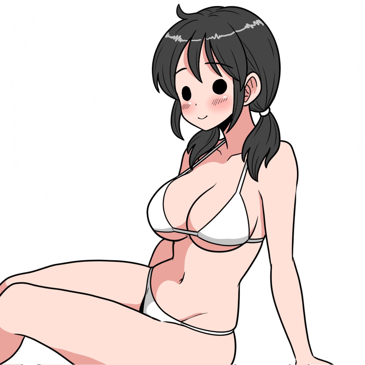 「おめめがつぶらな かゆ子ちゃん #うちの子」|袖下マシュマロのイラスト