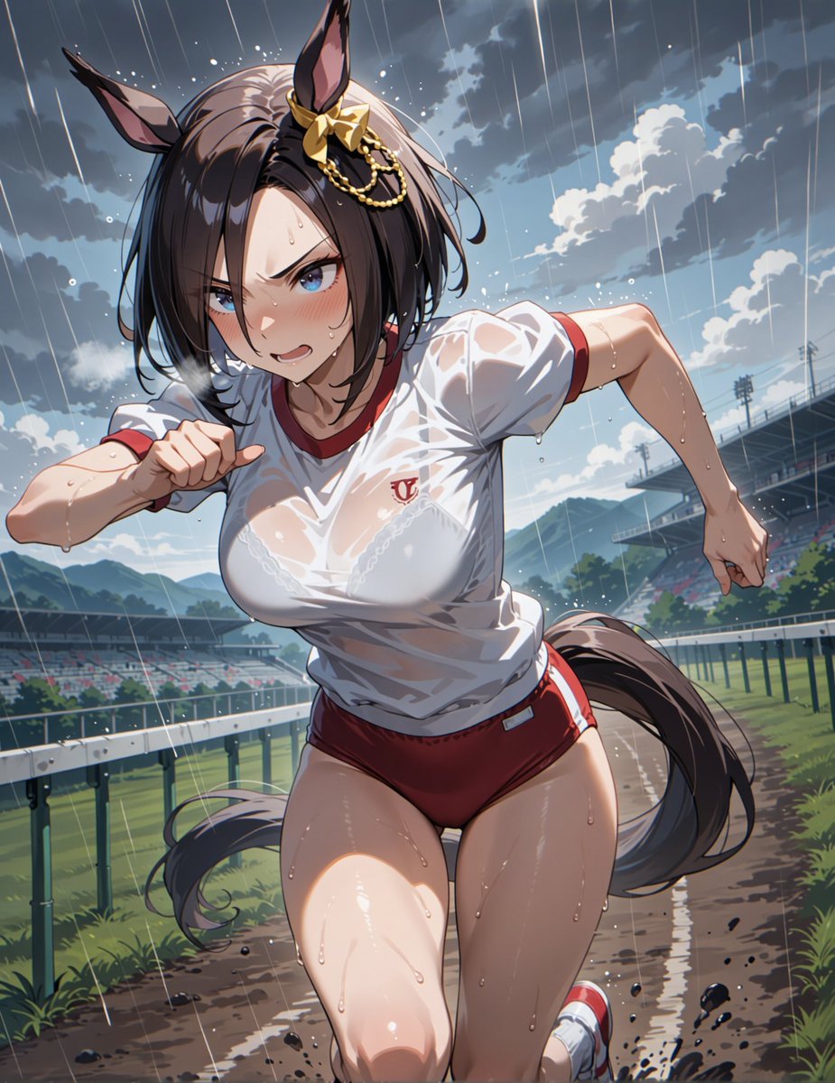 arute0081's tweet photo. 雨でもトレーニングするエアグルーヴ

#AIイラスト #AIart https://t.co/PVarpF6rdh
