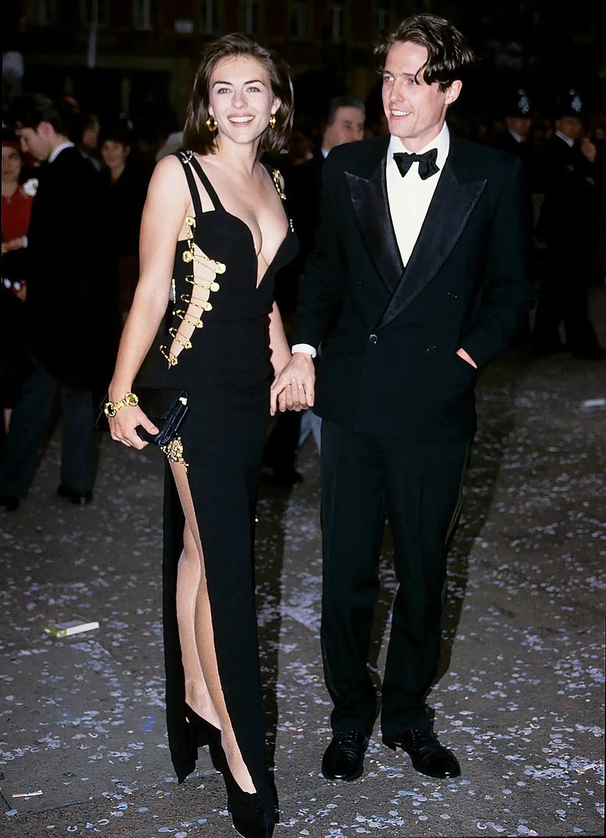 IsmaelEspLive's tweet photo. Elizabeth Hurley once wore that safety pin dress and caused such a stir, it basically broke the ‘90s. Fashion emergency? Nah—fashion domination.
What’s your favorite movie with her? Mine’s Austin Powers—Vanessa Kensington was everything.
#ElizabethHurley #AustinPowers #StyleIcon #FunnyStory #90sLegend #MovieFaves