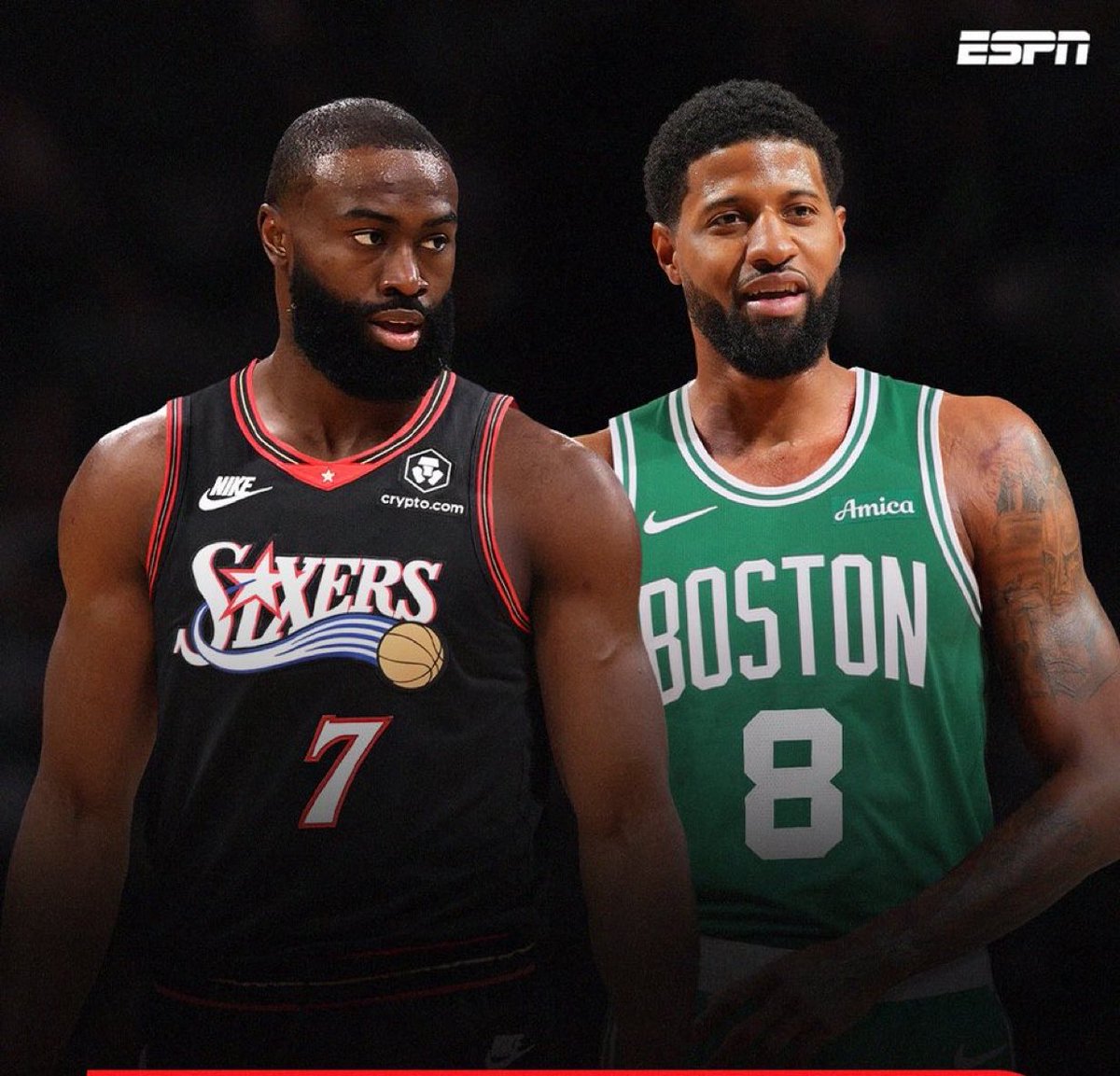 PasionBasketNBA's tweet photo. 💣 BOMBAZOOOOO 💣

HAY TRASPASO ENTRE LOS CELTICS Y LOS SIXERS

🔷 A Philadelphia Sixers: Jaylen Brown

🔷 A Boston Celtics: Paul George, 2 primeras rondas y 2 segundas rondas del Draft https://t.co/fsf6jM3tO7