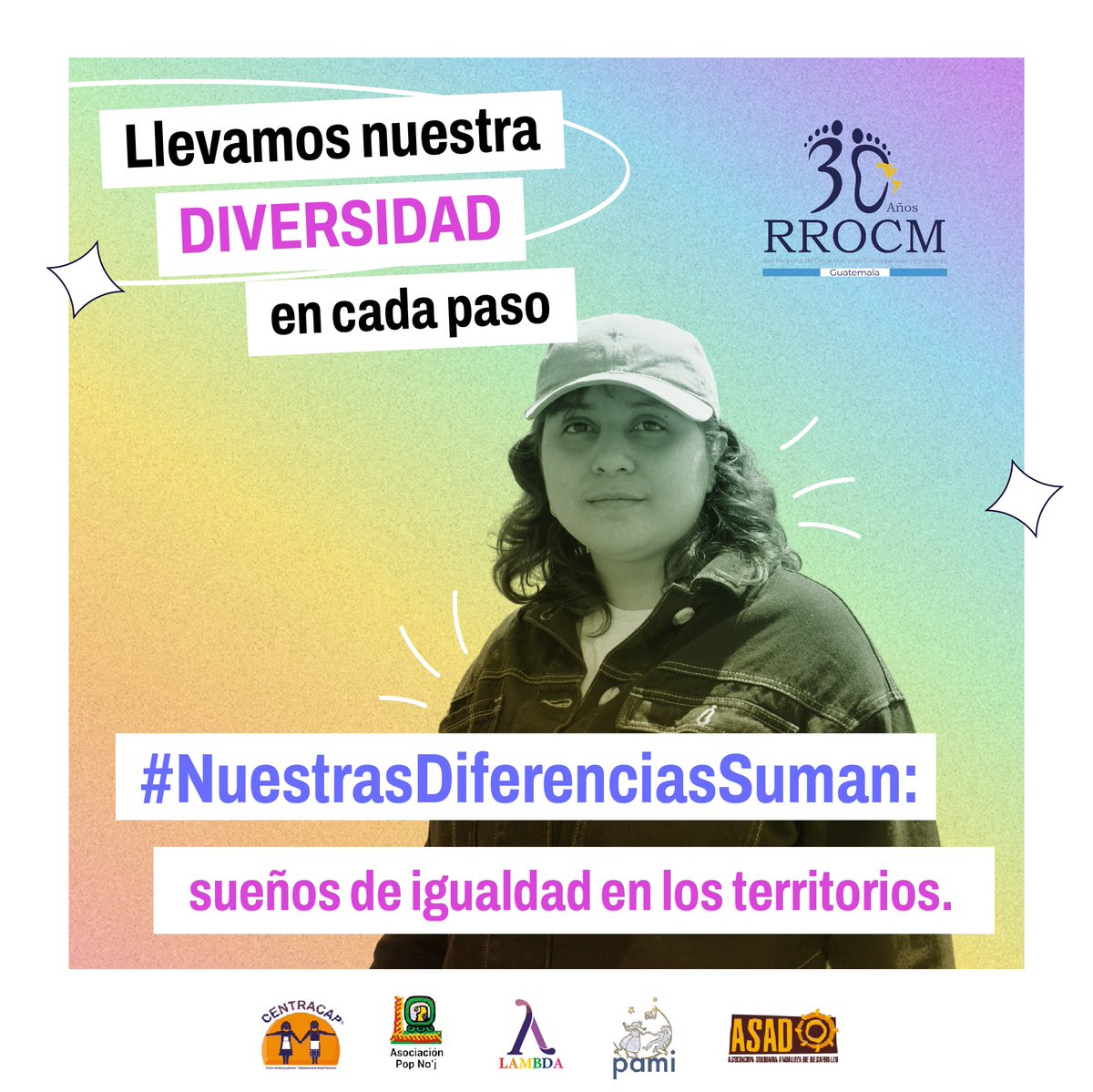 PAMIGuatemala's tweet photo. #NuestrasDiferenciasSuman
Llevamos nuestra Diversidad en cada paso. Sueños de igualdad en los territorios.
#RROCM https://t.co/FRIo7IIakU