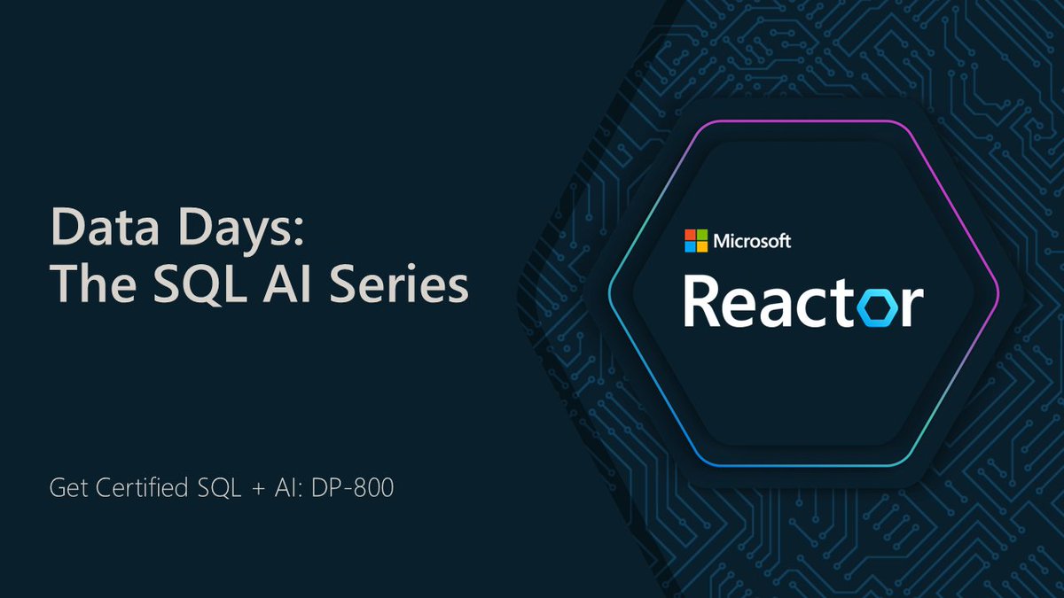 Microsoft Reactor tweet media
