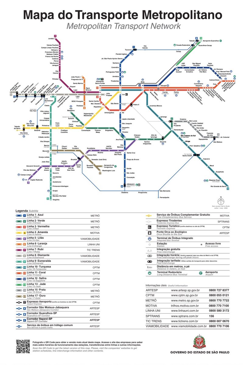 WeiseFranklin's tweet photo. O mapa oficial do transporte metropolitano de São Paulo versus uma proposta de mapa do @JugCerovic. 

O do Jug é bem melhor, não? https://t.co/XAFv8GnNXI
