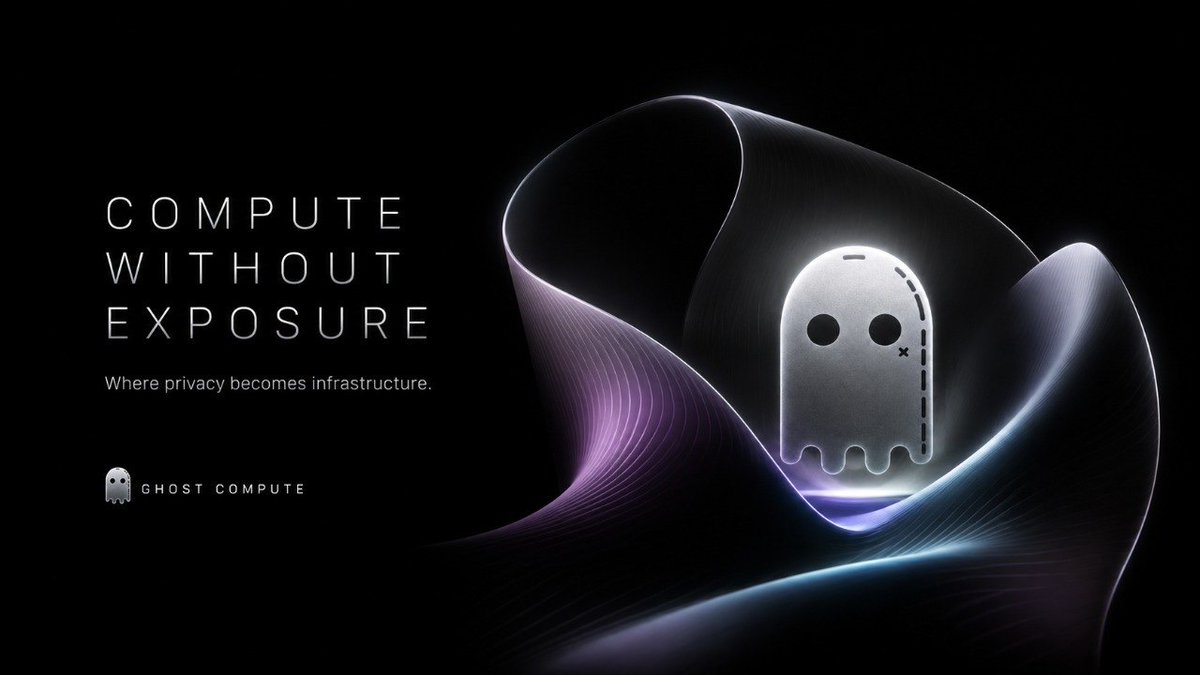 Gh0stCompute's tweet photo. Every major compute network launched with the same pitch: cheaper GPUs, decentralized.

None of them asked what happens when the data is sensitive.

Ghost Compute started there. That is the only question that matters to the customers who actually pay.

$GHST on @solana https://t.co/UnkzgyV4E4