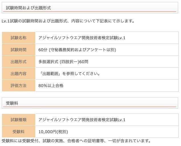 agilecertorg's tweet photo. アジャイル検定では検定受験のお申し込みを受け付けております。最初の受験にふさわしいレベル１の試験要項は画像のとおりです。詳しくは公式サイトをご覧ください。
https://t.co/aWUQv7gNir
#アジャイル検定 https://t.co/GxpUz5kKTy