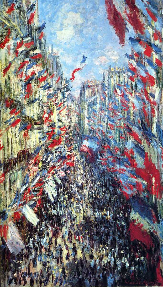 Havenlust's tweet photo. The Rue Montorgueil, Paris, 1878.

Claude Monet https://t.co/qOED2nN4wO