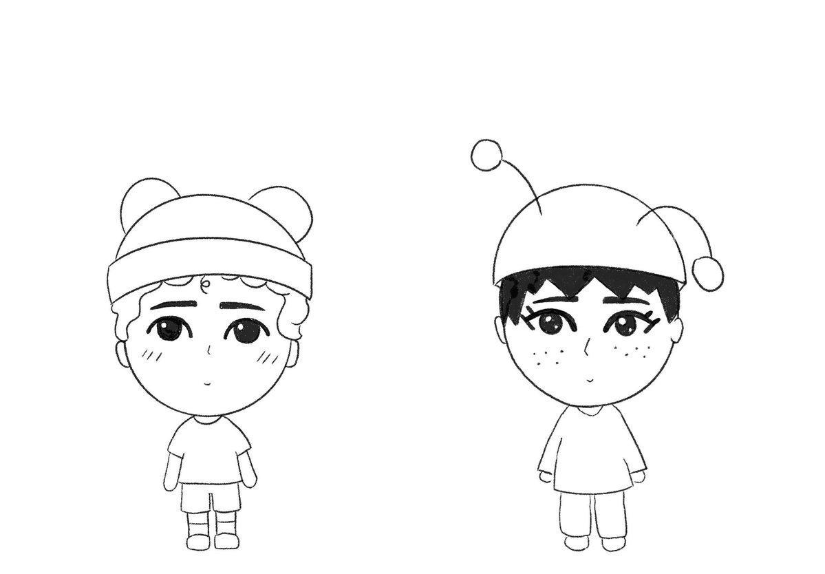 lehollanovs's tweet photo. Design your own outfits for Shanya and Ilyusha <3 I would love to see even if it’s just using the snapchat brush 😭 https://t.co/kuXM8jMpq2