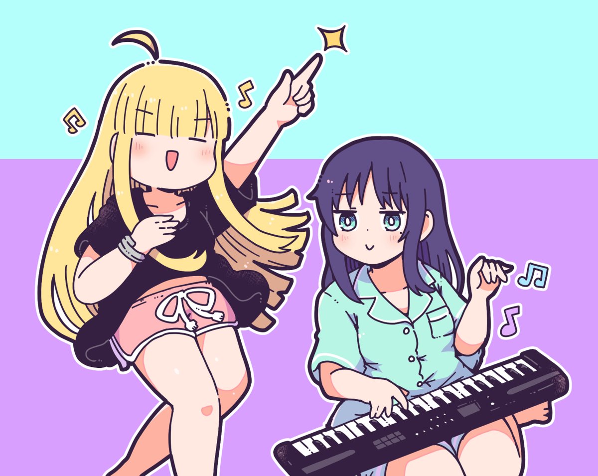 eenamazu's tweet photo. 🐰🦊🎹 https://t.co/nGw4sLnf5s