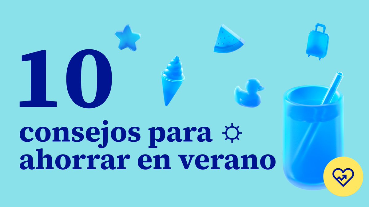 bbva's tweet photo. Llega el verano y aumentan las ocasiones de gasto. 🍸☀️

Para ayudarte a cuidar tu salud financiera estos meses de descanso, estrenamos una serie semanal con ideas para ayudarte a gestionar tu presupuesto.

¡Descubre los dos primeros! 👇 https://t.co/cEQsWBfid0