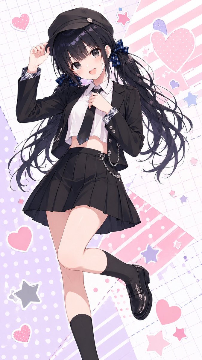 uraneko_ai's tweet photo. 制服風コーデの別アングル https://t.co/VTphv3uZAb