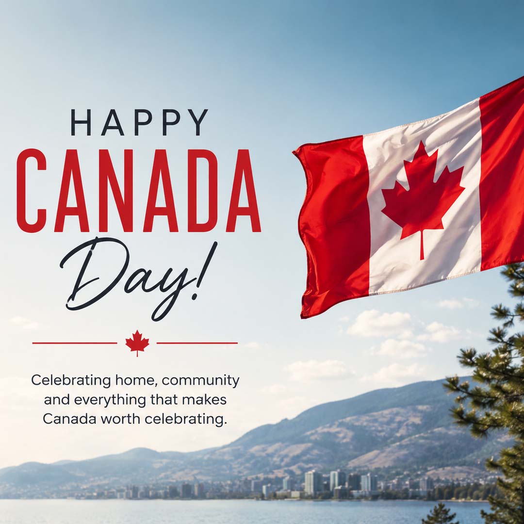 DallasCrick's tweet photo. Happy Canada Day from all of us at Hilbert &amp; Crick Real Estate Group!

Today we celebrate the communities, neighbourhoods, and people that make Kelowna such a special place to call home!

Wishing you a safe, fun, and memorable Canada Day.  #CanadaDay #Kelowna https://t.co/3fJYMgRC9J